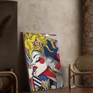 Tableau Pop Art, intitulée - Beauté en Mouvement | Reproduction Tableau Décoration murale affiche copie