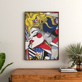 Tableau Pop Art, intitulée - Beauté en Mouvement | Reproduction Tableau Décoration murale affiche copie
