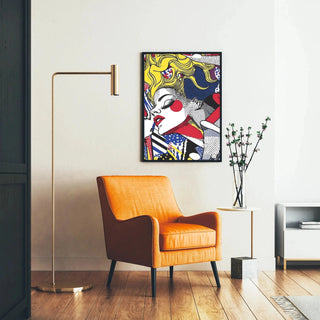 Tableau Pop Art, intitulée - Beauté en Mouvement | Reproduction Tableau Décoration murale affiche copie