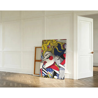 Tableau Pop Art, intitulée - Beauté en Mouvement | Reproduction Tableau Décoration murale affiche copie