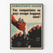 Poster vintage di propaganda Combattenti Alleati contro l'occupazione nazista