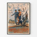 Poster vintage Comitato americano per la ricostruzione delle regioni devastate della Francia