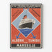 Poster vintage Compagnie Générale Transatlantique - Algeria e Tunisia via Marsiglia