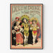 Vintage-Poster Konzert der Uhr Champs-Élysées Brüder Mortimer
