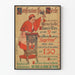 Poster vintage « Confessione fine secolo » luce suprema