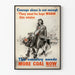 Poster vintage promozionale riscaldamento a carbone per l'inverno