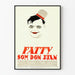 Poster vintage Fatty som Don Juan