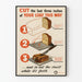 Vintage-Poster mit Brotschneidetechnik – Wanddekoration für die Küche