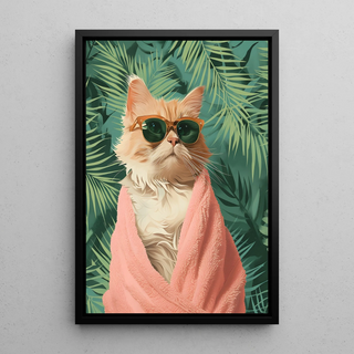 Tropical Cat Table