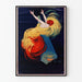 Poster artistico Danza di Mosca in movimento vibrante