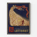 Vintage-Poster Lotterie - Gewinne zwischen Himmel und Erde