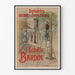 Vintage-Poster Treppe Bardin - Retro-Wanddekoration