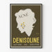 Vintage-Poster DENISOLINE Schwefel-Lotion gegen Akne