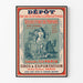 Poster vintage Deposito Veloutine di Paphos - Decorazione murale profumo e bellezza