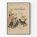 Vintage-Poster „Des Chats“ von Steinlen für Wanddekoration