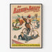 Vintage-Poster Barnum & Bailey Lustige Szenen mit Fahrrad und Rollschuhen