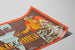 Poster vintage Die Nibelungen con guerriero combattente e spada — vista dell’opera