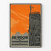 Vintage-Poster Die Woche von Georg Engel – Künstlerische Wanddekoration