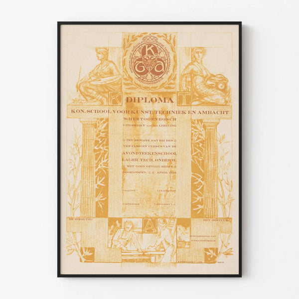 diploma-van-de-koninklijke-school-voor-kunst-techniek-en-ambacht-in-den-bosch