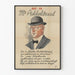 Vintage-Poster Mr Prikkeldraad Wanddekoration im Retro-Stil