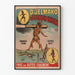 Vintage-Poster D'Jelmako Le Blondin Indien - Retro-Wanddekoration
