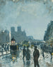 Notre-Dame de Paris unter dem Regen - Dan Tull — Ansicht des Kunstwerks