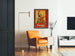 Vintage poster of Francka café with coffee grinder