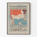 Historienkarte Poster mit Ostfrage und Ländern Osteuropas