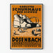 Vintage Poster of Dosenbach Shoes Switzerland