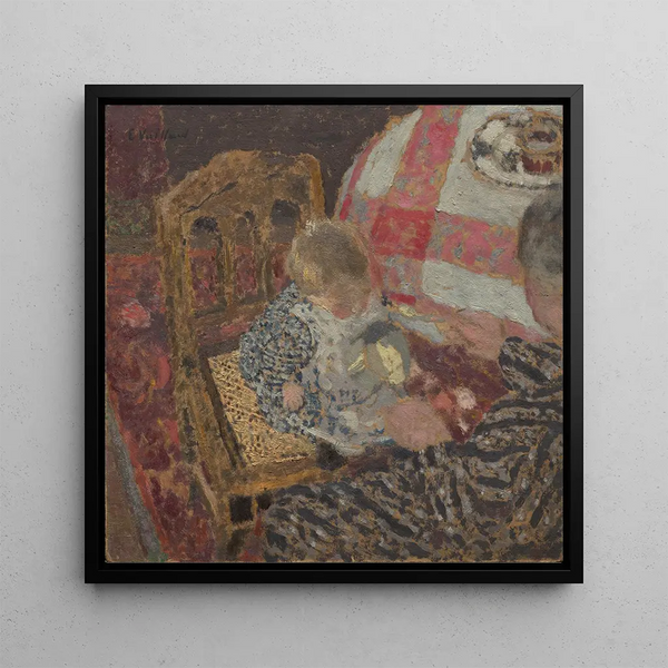 Gemälde Frühstück mit Annette und ihrer Großmutter - Édouard Vuillard | Kunstdruck
