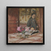 Madame Vuillard con berretto alla Closerie des Gents - Édouard Vuillard — quadro incorniciato alla parete