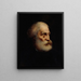 Ritratto di Félix Pyat 1810-1889 giornalista e uomo politico - Édouard Chantalat — quadro incorniciato alla parete