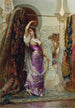 Preparazione per la rappresentazione - Édouard Frédéric Wilhelm Richter — vista dell’opera