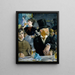Au Café - Édouard Manet — gerahmtes Bild an der Wand