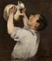 Junge mit Krug La Régalade - Édouard Manet — Ansicht des Kunstwerks