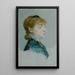 Émilie Louise Delabigne 1848-1910 genannt Valtesse de la Bigne - Édouard Manet — gerahmtes Bild an der Wand