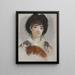 Portrait of Countess Albazzi - Édouard Manet — framed artwork on a wall