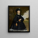 Ritratto di Madame Brunet - Édouard Manet — quadro incorniciato alla parete