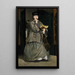 Chanteuse de rue - Édouard Manet — gerahmtes Bild an der Wand