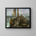 I lavoratori del mare - Édouard Manet — quadro incorniciato alla parete