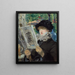 Donna che legge - Édouard Manet — quadro incorniciato alla parete