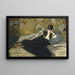 Frau mit Fächern - Édouard Manet — gerahmtes Bild an der Wand