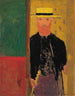 Autoritratto con bastone e cappello a cilindro – Édouard Vuillard — vista dell’opera
