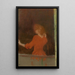 Femme en rouge - Édouard Vuillard — quadro incorniciato alla parete