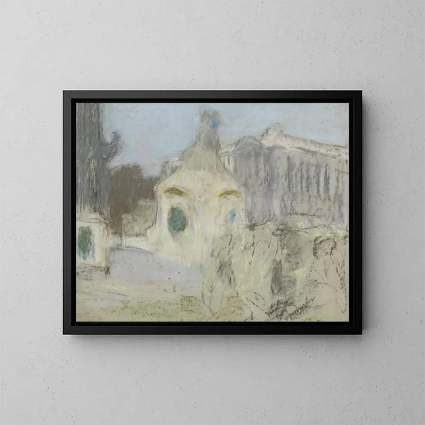La Place de la Concorde - Édouard Vuillard — quadro incorniciato alla parete