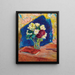 Il bouquet e il libro - Édouard Vuillard — quadro incorniciato alla parete