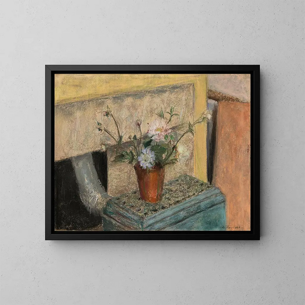 Das Bouquet sur le pôle mirus - Édouard Vuillard — gerahmtes Bild an der Wand