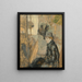 Le Shako à l’aigrette (Lili Lamy) – Édouard Vuillard — quadro incorniciato alla parete