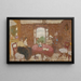 Lucy Hessel in visita a Cricquebœuf - Édouard Vuillard — quadro incorniciato alla parete