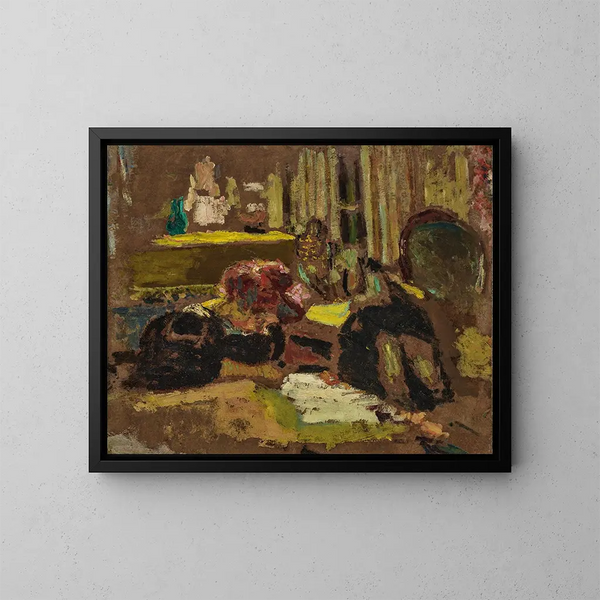 Madame Fontaine inclinée - Édouard Vuillard — quadro incorniciato alla parete